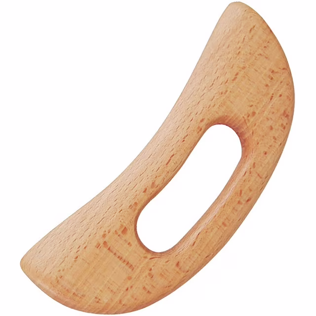 Lymphatic Drainage Massager, Wooden Gua Sha Tool for Body, Manual Massage Scraper for Anti Cellulite and Relieve Muscle Fatigue, Body Gua Sha Paddle (Style A)